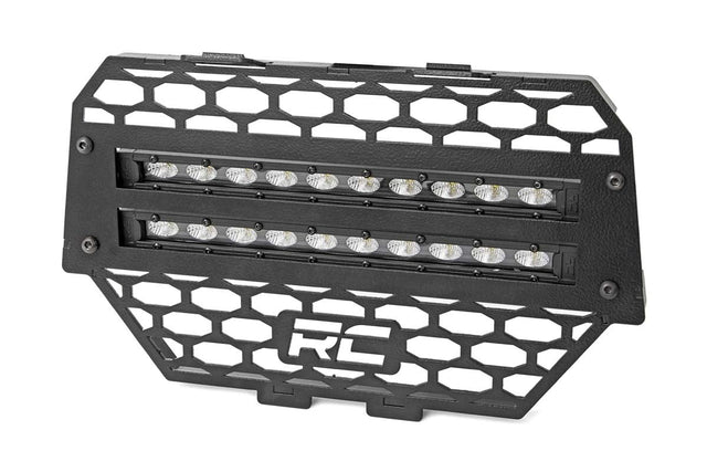 Rough Country Polaris RZR XP 1000 10" Black Slimline LED Pair Grille Kit