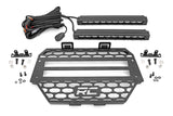 Rough Country Polaris RZR XP 1000 10" Black Slimline LED Pair Grille Kit
