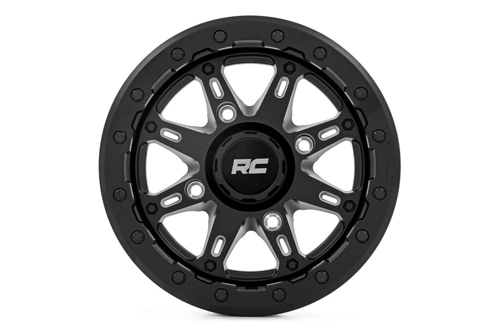 Rough Country 14x7/4x137/+10mm UTV 94 Series Wheel - Matte Black