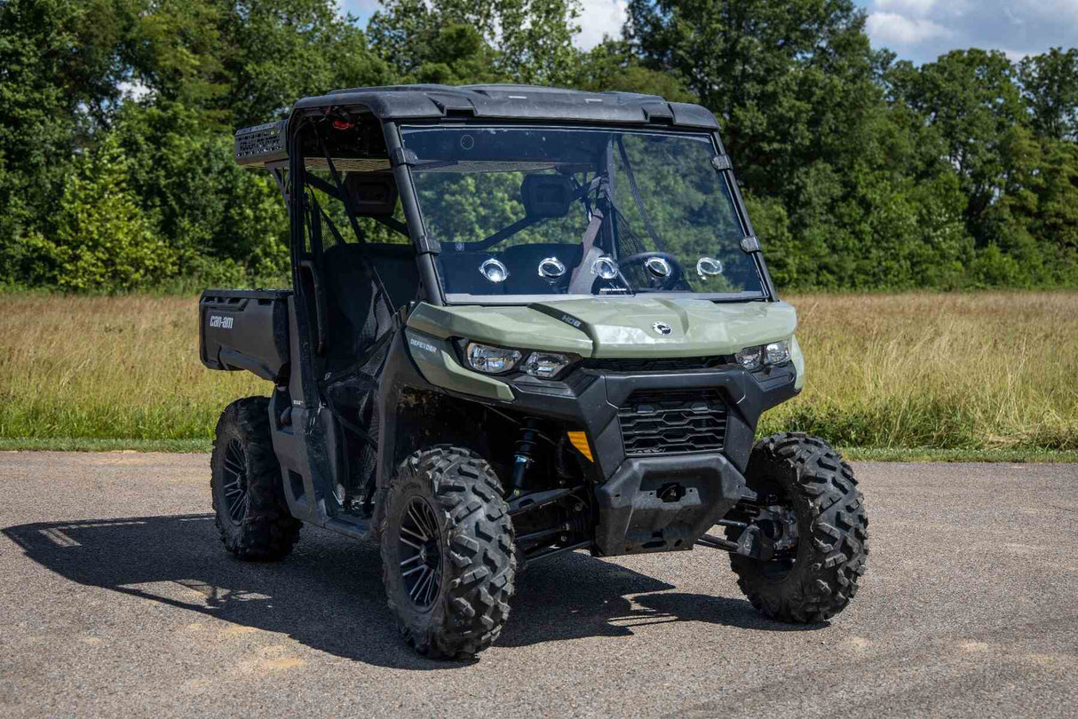 Rough Country Can-Am Defender Scratch Resistant Vented Full Windshield