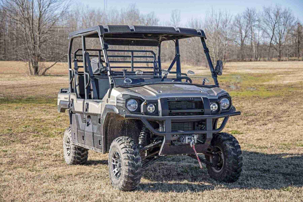 Rough Country Kawvasaki Mule Scratch Resistant Vented Full Windshield