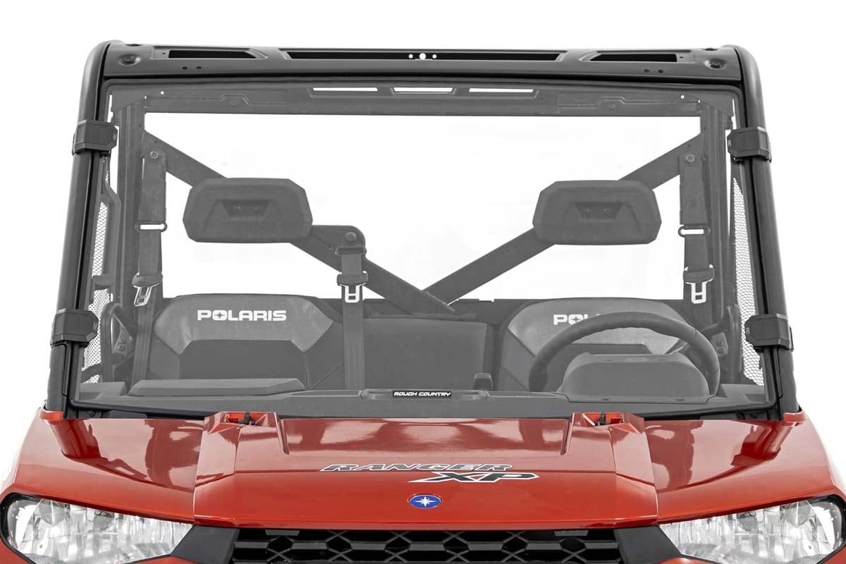 Rough Country Polaris Ranger 1000 Scratch Resistant Full Windshield