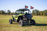 Rough Country '19-'21 Honda Talon/'19-'22 Talon 1000R 4ft Multi-Color LED Whip Pair Bed Whip Mount