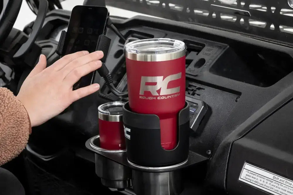 Rough Country 2-in-1 Expandable Cup and Phone Holder