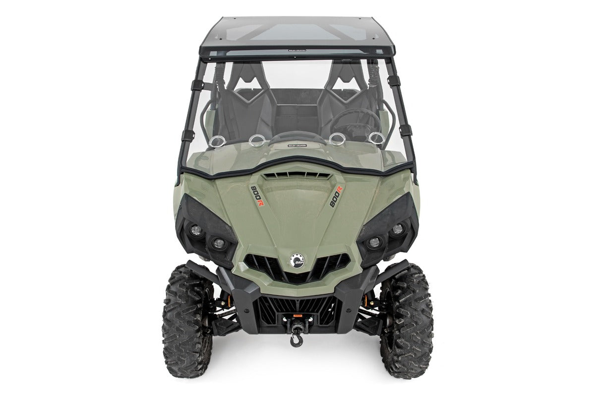 Rough Country Cam-Am Commander Max 1000 Scratch Resistant Vented Full Windshield