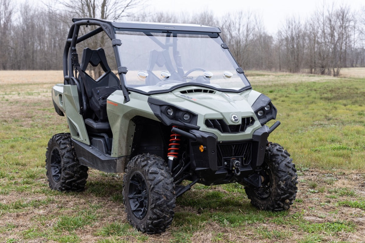 Rough Country Cam-Am Commander Max 1000 Scratch Resistant Vented Full Windshield