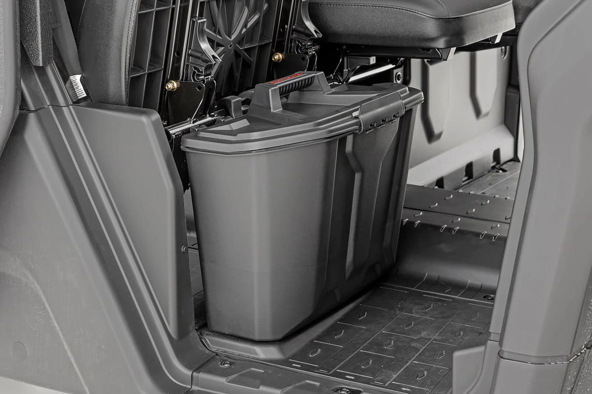 Rough Country Can-Am Defender HD 5/HD 8/HD 9/HD 10 Passenger Seat Under Seat Storage Box