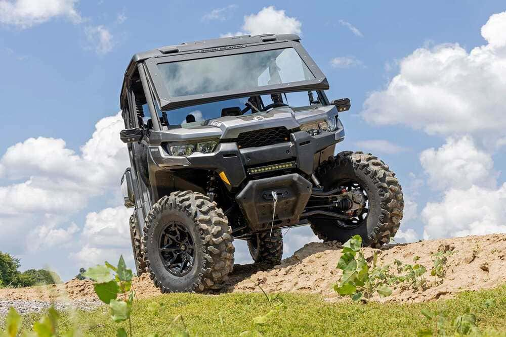 Rough Country Can-Am Defender HD 5/HD 8/HD 9 Ride Height Adjust M1 Front Coil Over Shocks