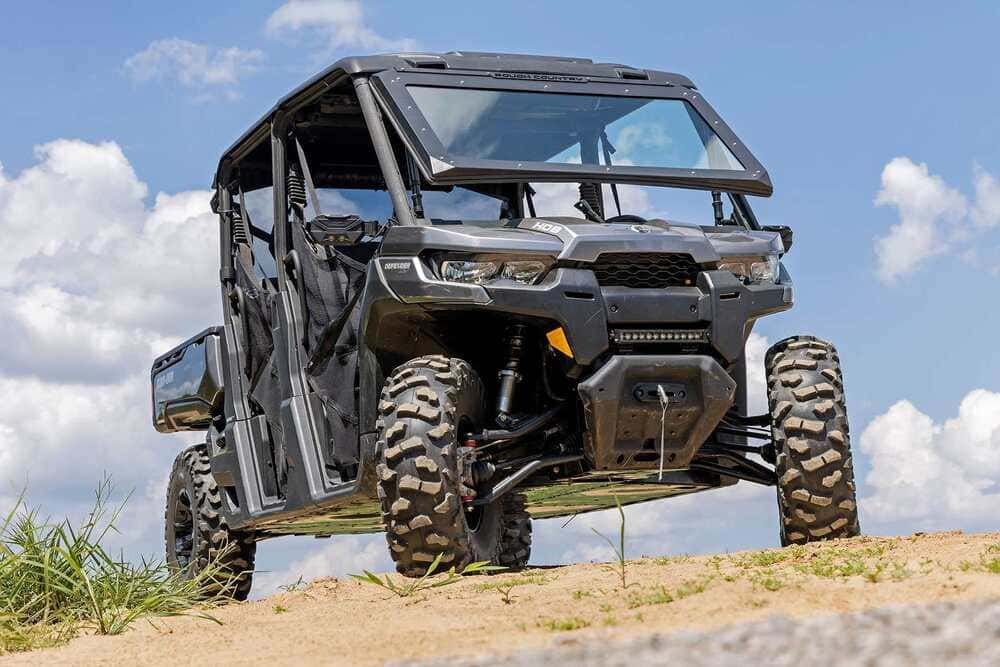 Rough Country Can-Am Defender HD 5/HD 8/HD 9 Ride Height Adjust M1 Front Coil Over Shocks