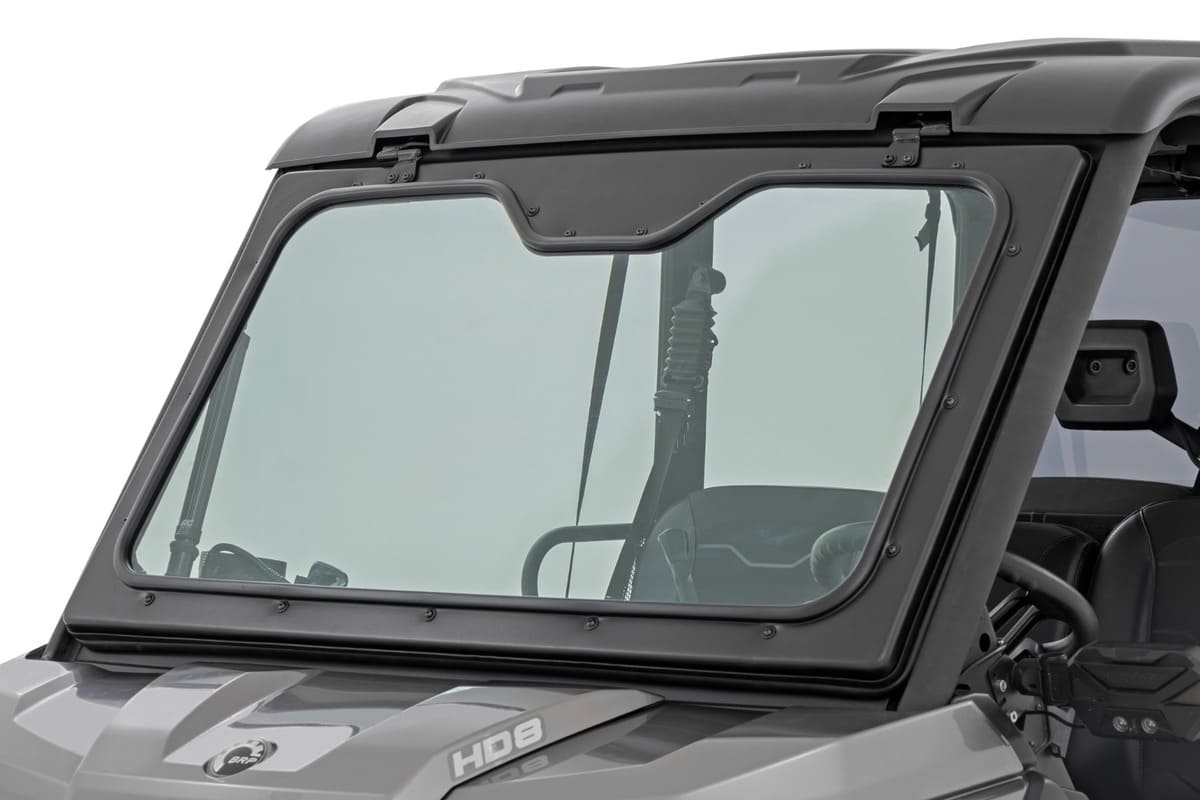 Rough Country Can-Am Defender HD 8/HD 9/HD 10 Glass Electric Tilt Windshield