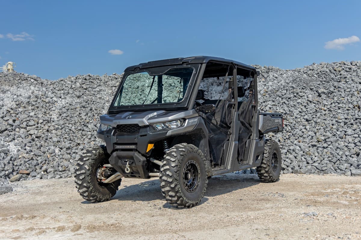 Rough Country Can-Am Defender HD 8/HD 9/HD 10 Glass Electric Tilt Windshield