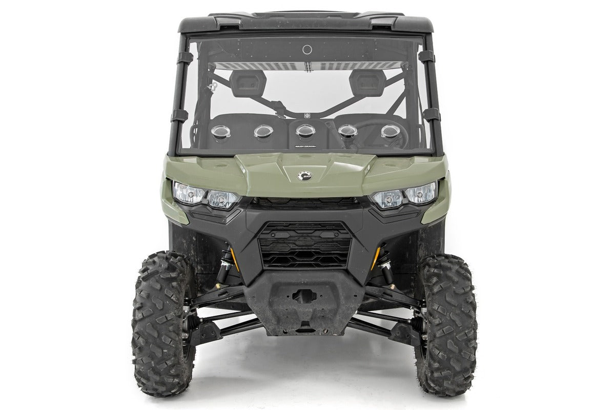 Rough Country Can-Am Defender HD Scratch Resistant Full Windshield