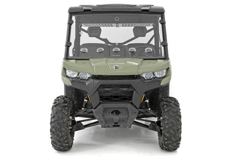 Rough Country Can-Am Defender Scratch Resistant Vented Full Windshield