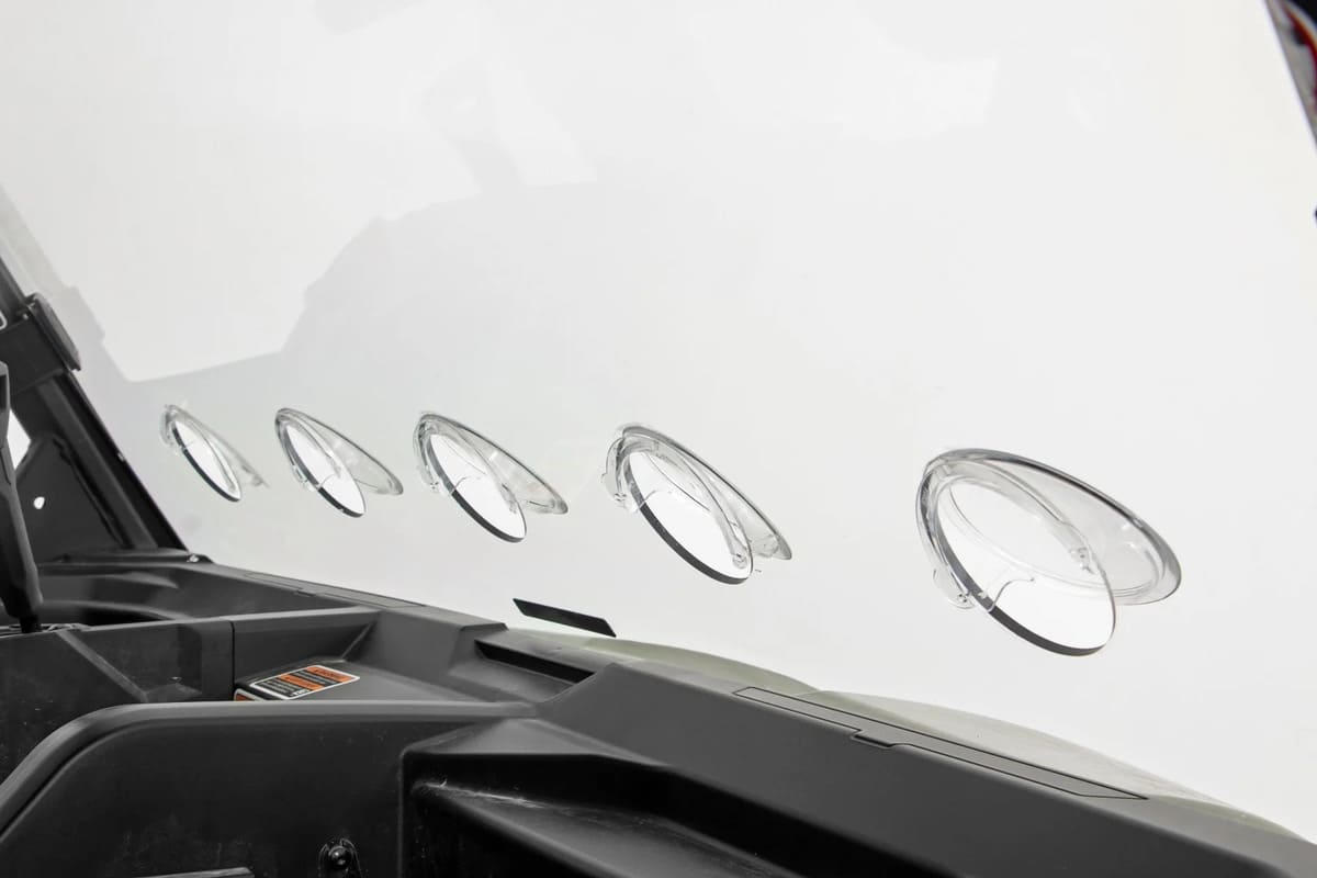 Rough Country Can-Am Defender Scratch Resistant Vented Full Windshield