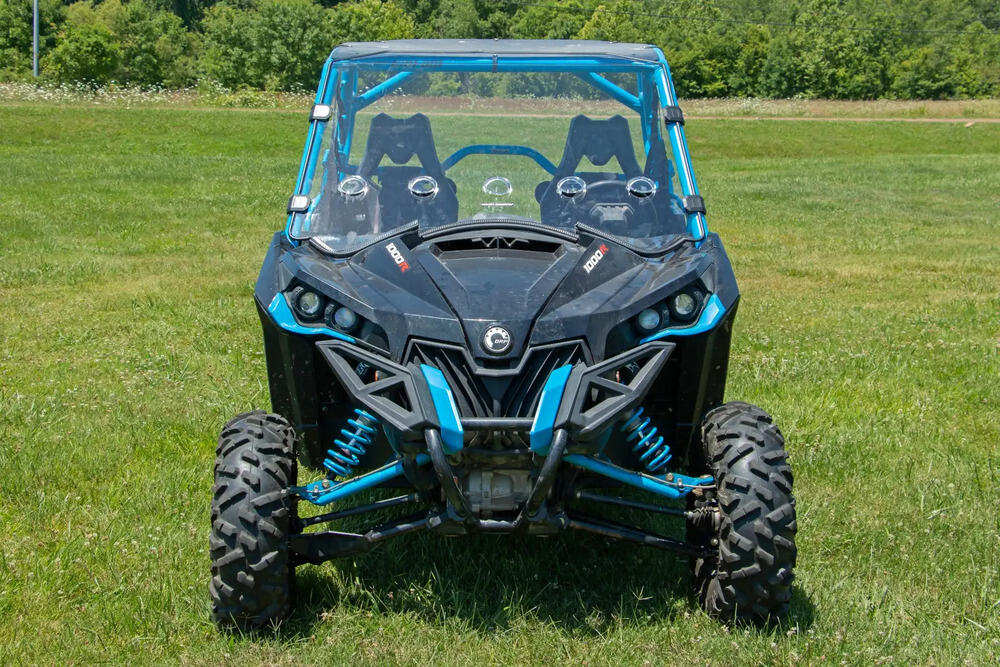 Rough Country Can-Am Maverick Scratch Resistant Vented Full Windshield