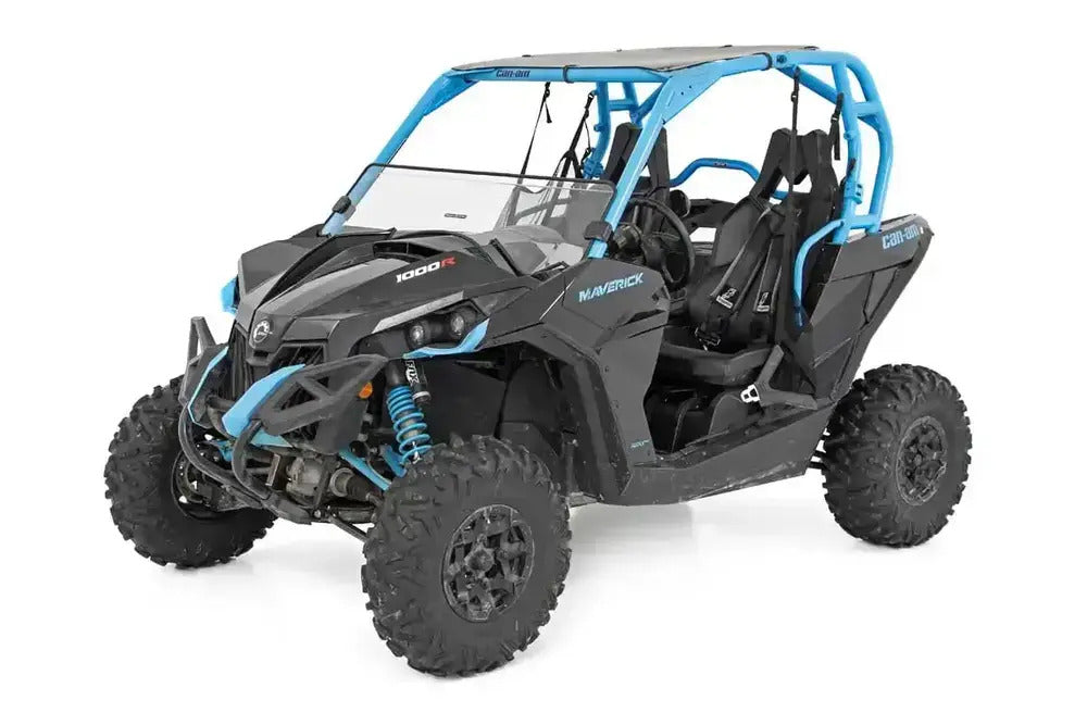 Rough Country Can-Am Maverick Turbo/ Max Scratch Resistant Half Windshield