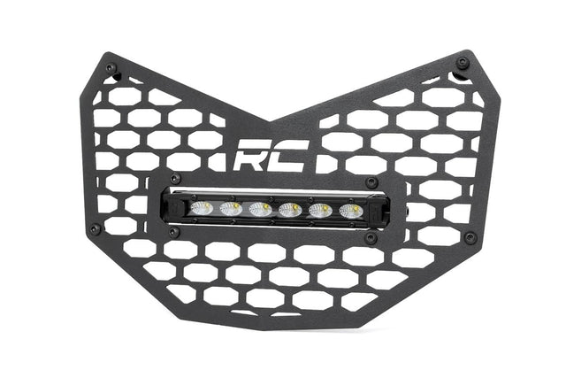 Rough Country Can-Am Maverick X3 6" Black Slimline Grille Mount LED Light Kit
