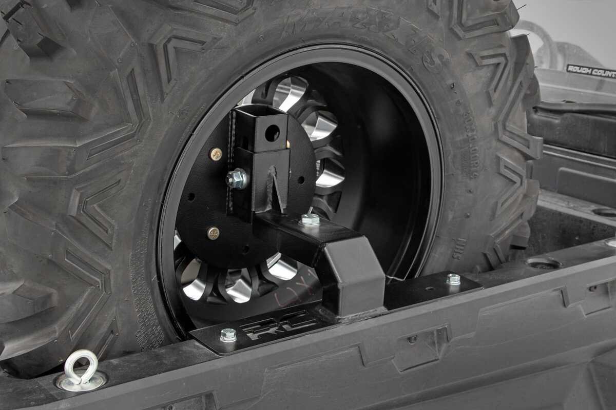 Rough Country Can-Am/Polaris Bed Side Mount Spare Tire Carrier