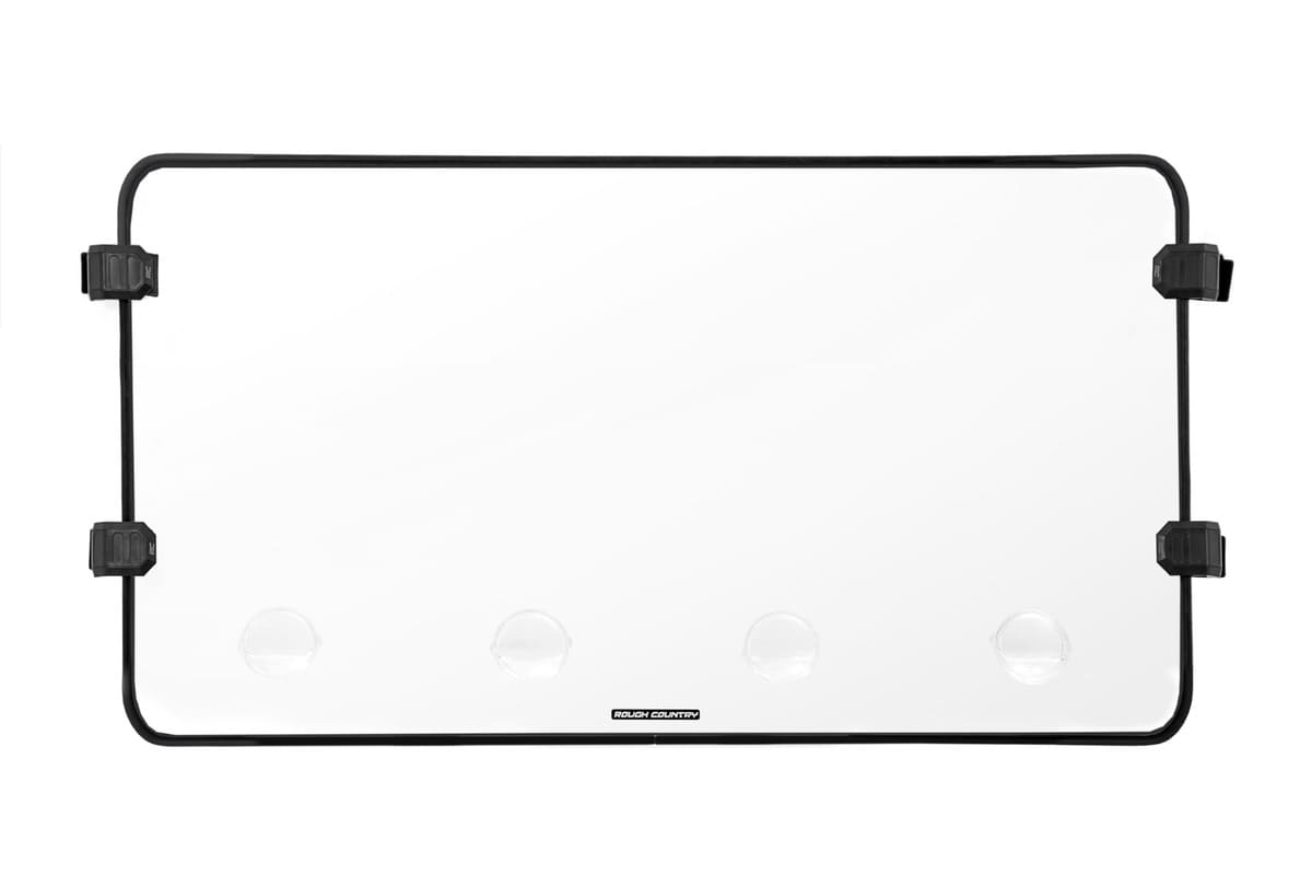 Rough Country CFMOTO Uforce1000 Scratch Resistant Vented Full Windshield