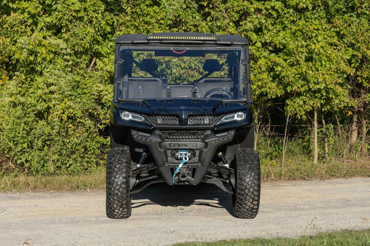 Rough Country CFMOTO Uforce1000 Scratch Resistant Vented Full Windshield