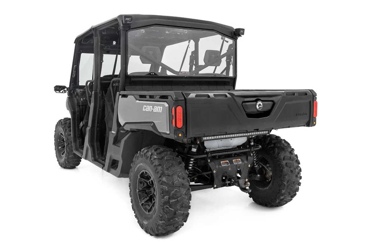 Rough Country Defender HD 8/ HD 9/ HD 10 Scratch Resistant Rear Cab Panel