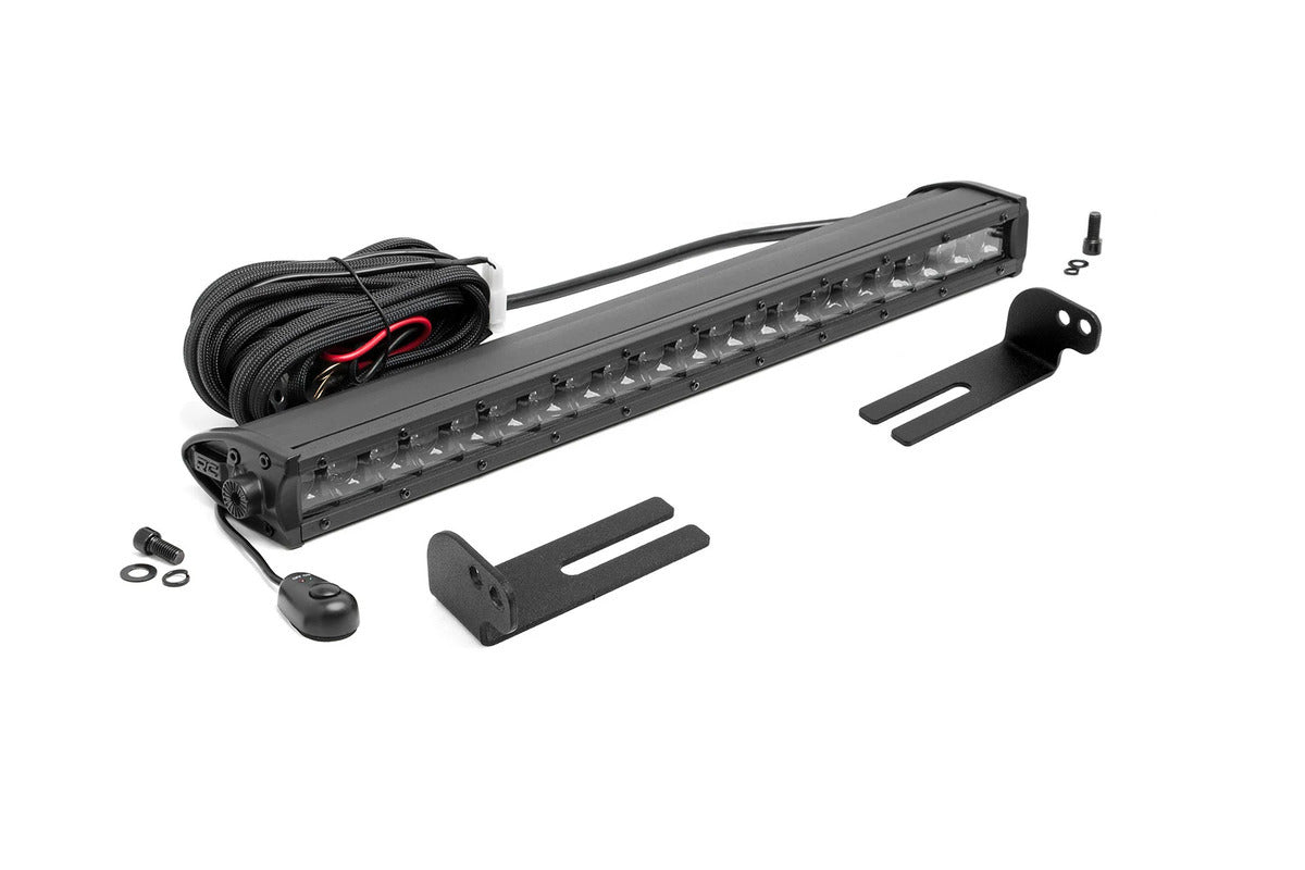 Rough Country Honda Pioneer 1000 20" Black Single Row Under Bed Mount LED Light Kit
