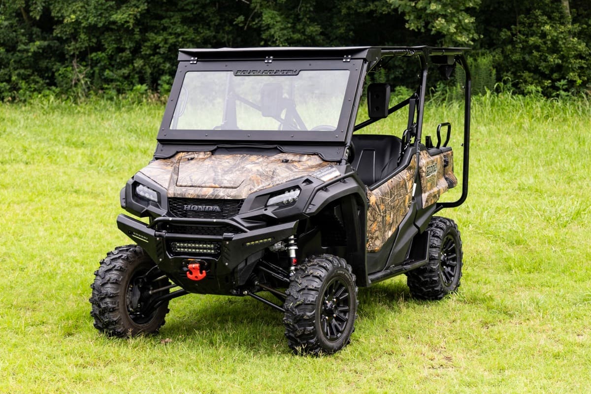 Rough Country Honda Pioneer 1000 Electric Tilt Glass Windshield