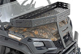 Rough Country Honda Pioneer Front Cargo Rack with Black Series 6" Slimline LED Light Bar