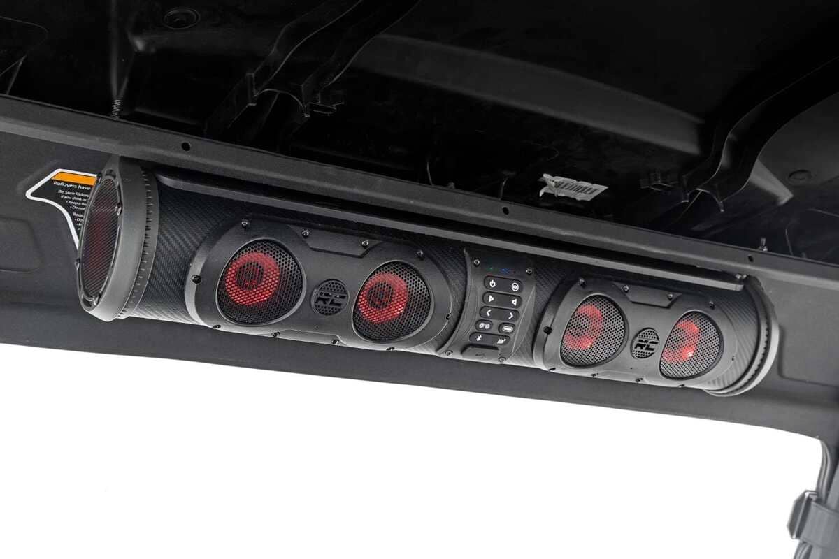 Rough Country IP66 UTV/ATV Bluetooth 8 Speaker LED Sound Bar