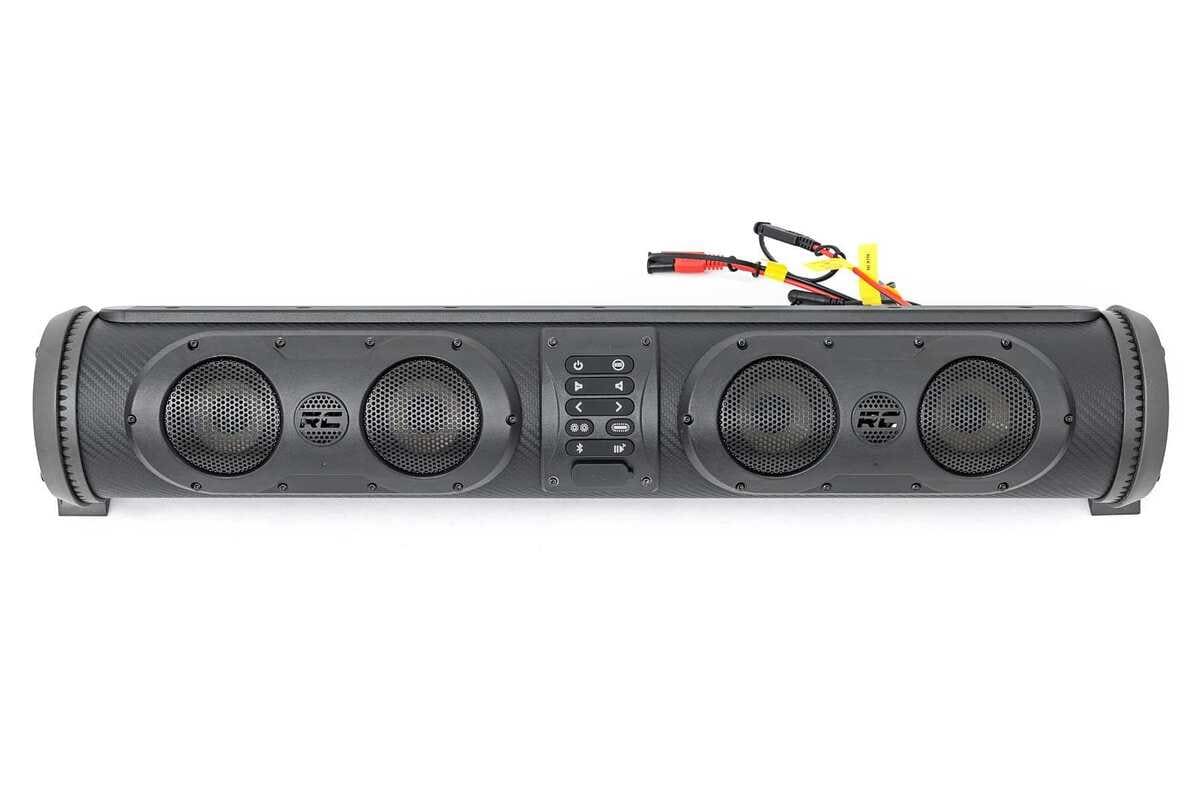 Rough Country IP66 UTV/ATV Bluetooth 8 Speaker LED Sound Bar