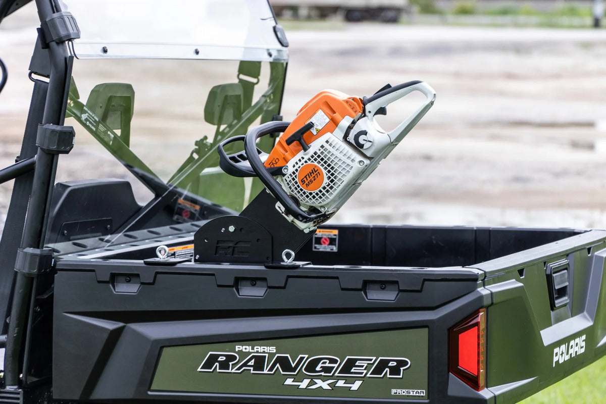 Rough Country Polaris/Can-Am Bed Side Mount Chainsaw Carrier
