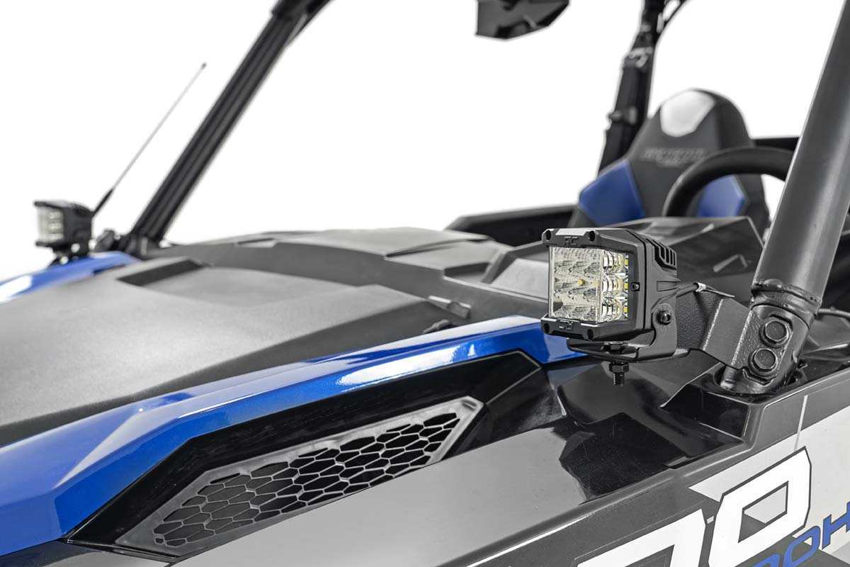 Rough Country Polaris General Lower Windshield Dual LED Light Kit