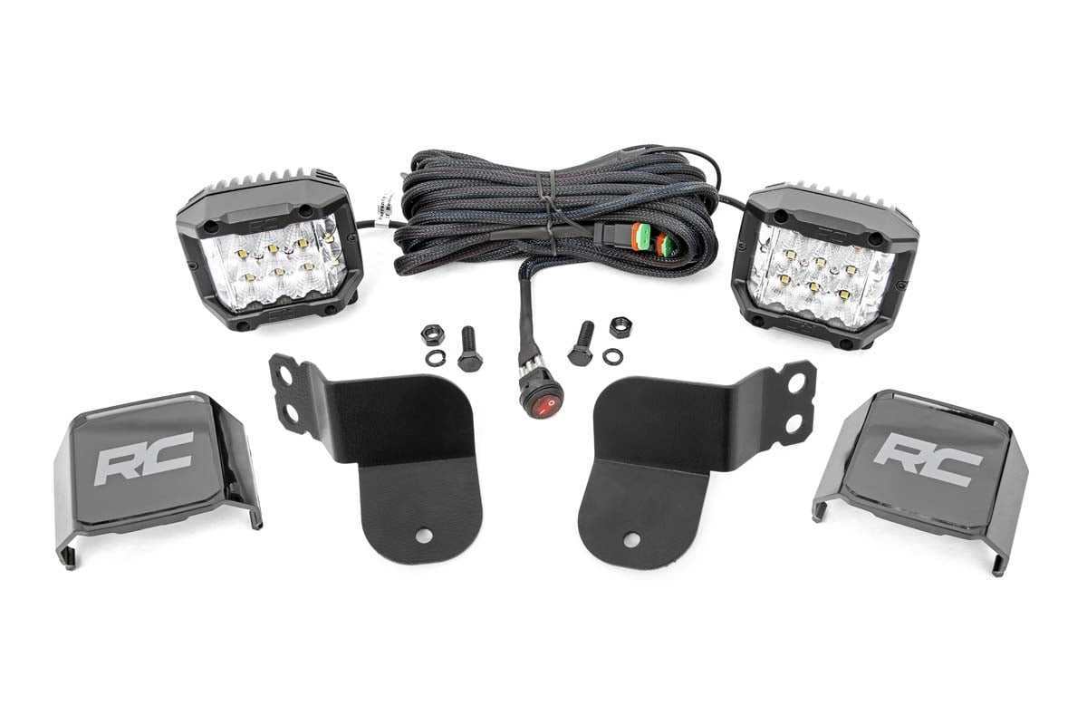 Rough Country Polaris General Lower Windshield Dual LED Light Kit