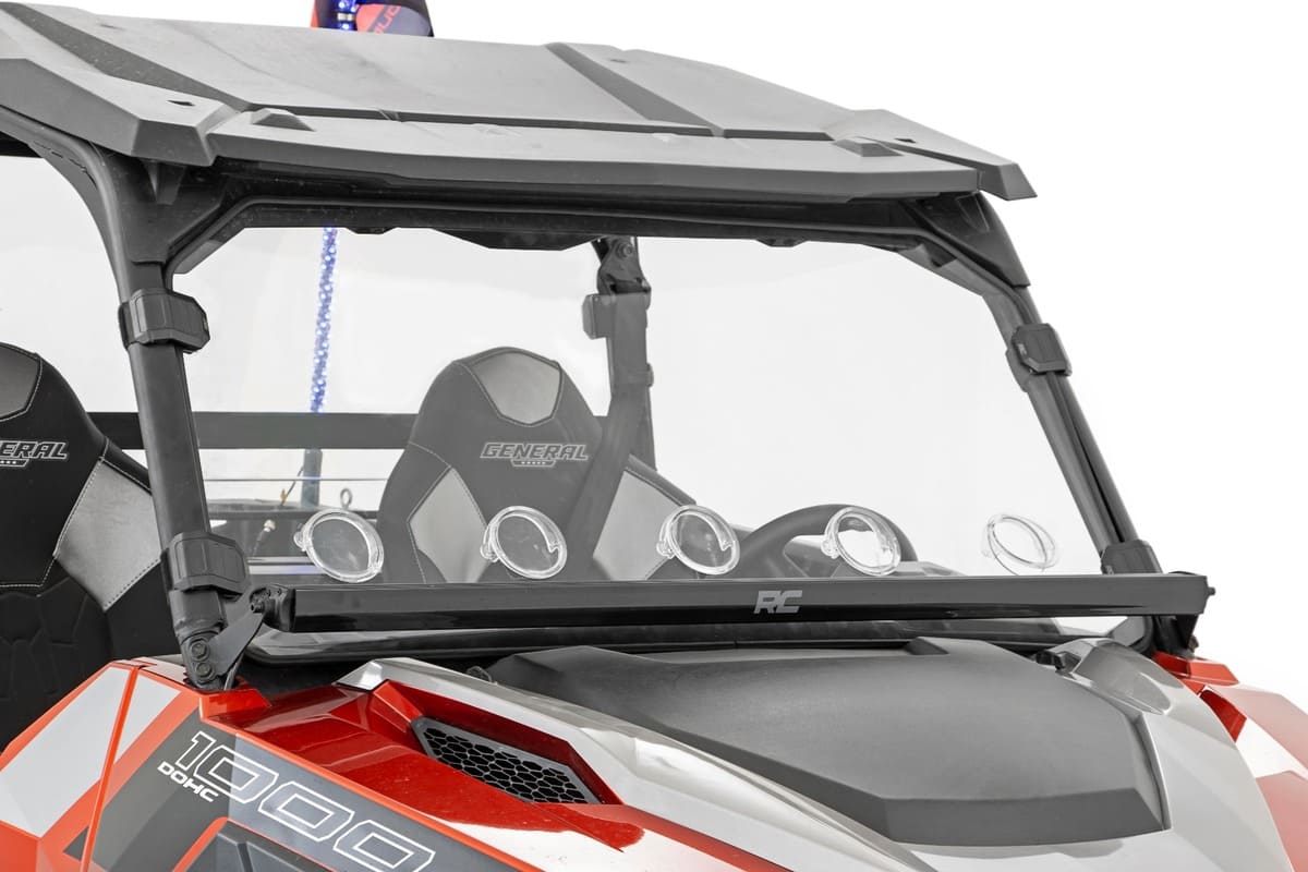 Rough Country Polaris General Scratch Resistant Vented Full Windshield