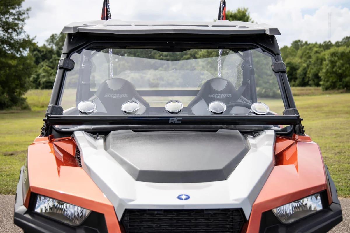 Rough Country Polaris General Scratch Resistant Vented Full Windshield