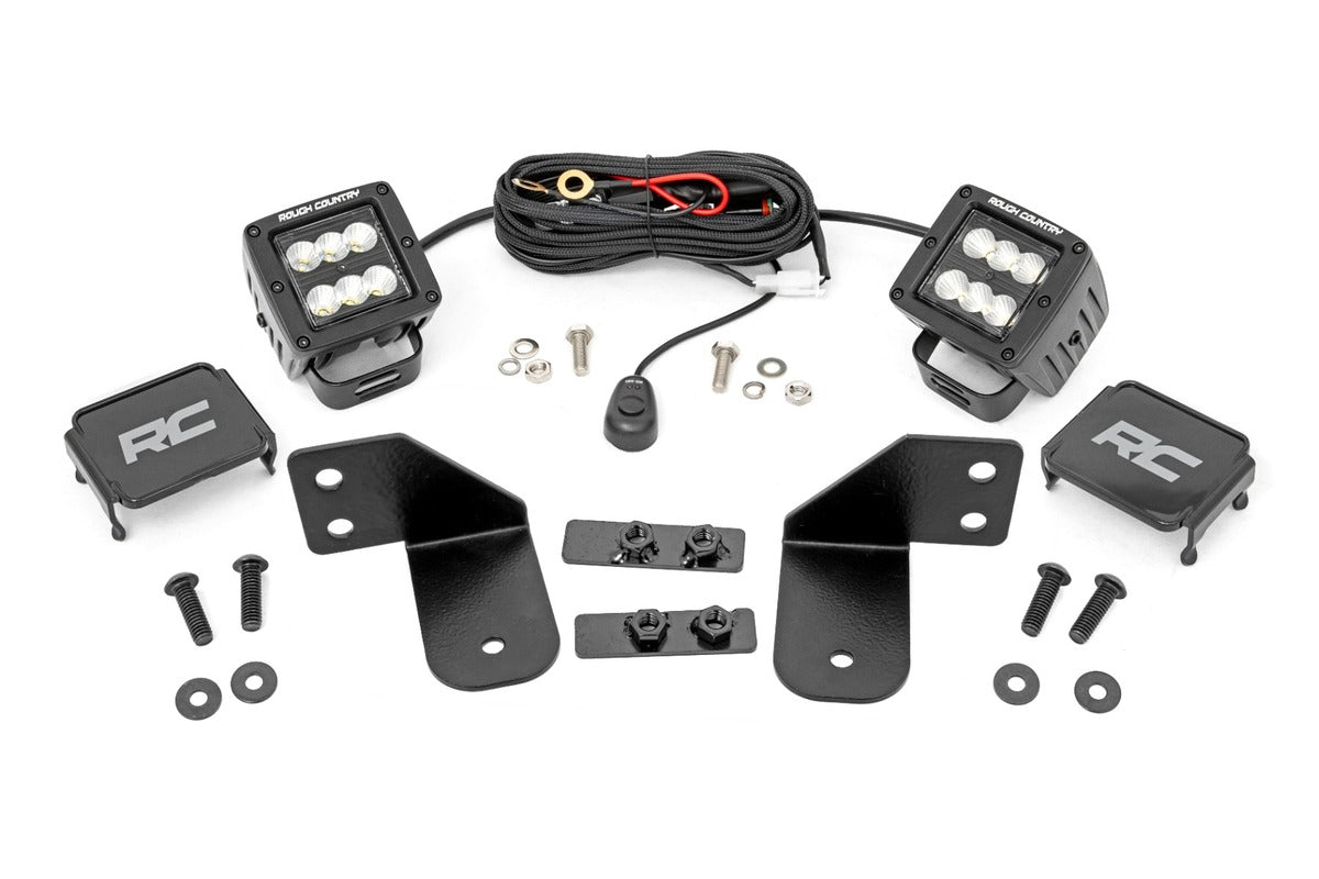 Rough Country Polaris Ranger 1000 2"/3" Rear Facing 2 LED Kit