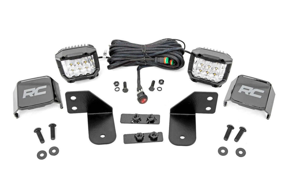 Rough Country Polaris Ranger 1000 2"/3" Rear Facing 2 LED Kit