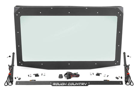 Rough Country Polaris Ranger 1000/ XP 1000 Electric Tilt Glass Windshield