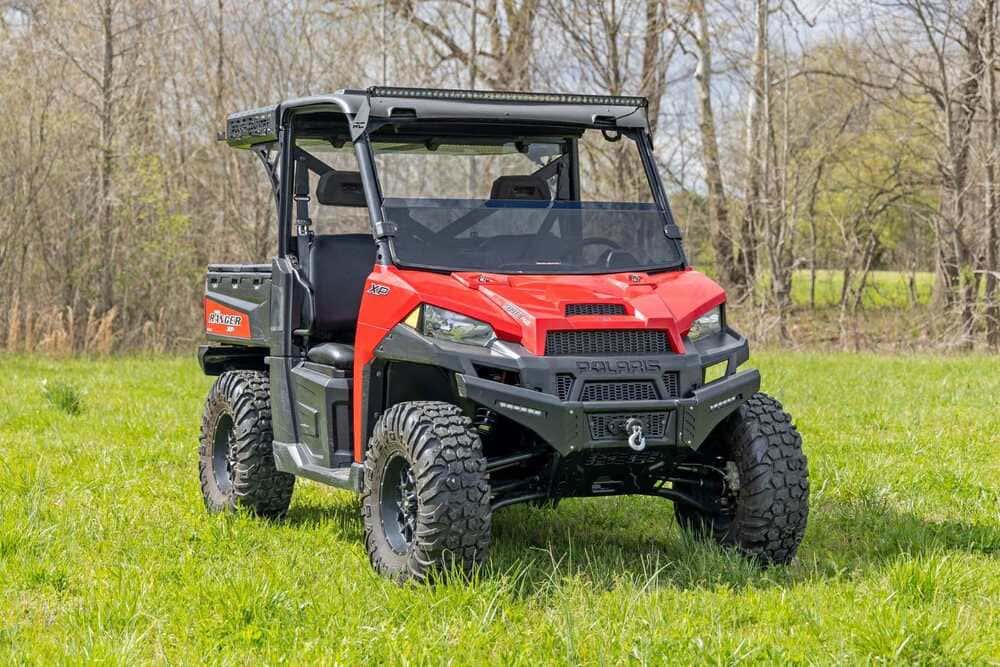 Rough Country Polaris Ranger 1000/XP 900/1000 Scratch Resistant Tinted Half Windshield