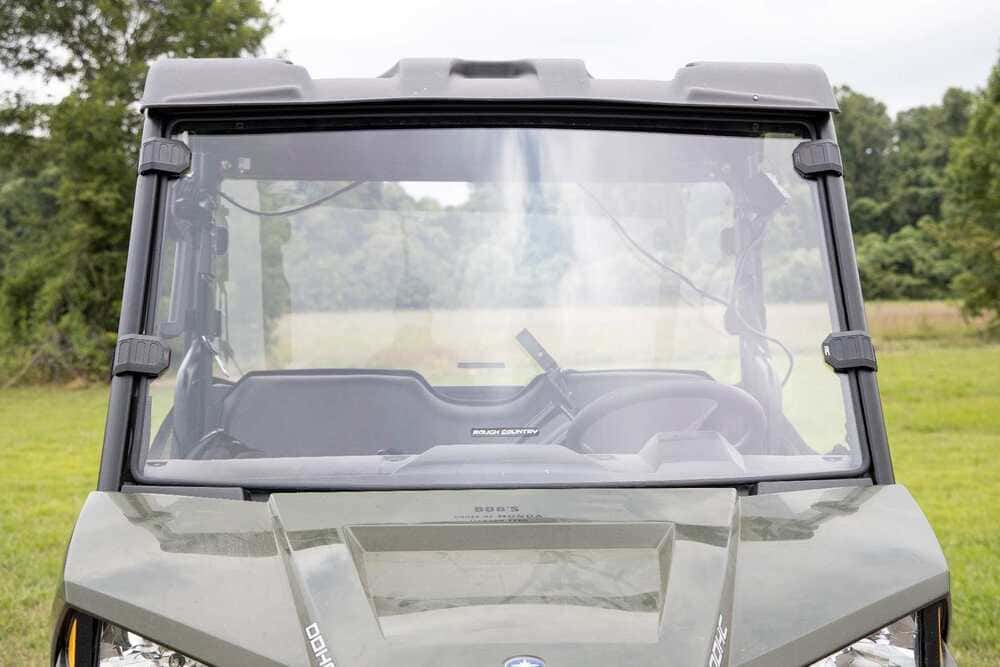 Rough Country Polaris Ranger 500/570 Mid Size Scratch Resistant Full Windshield