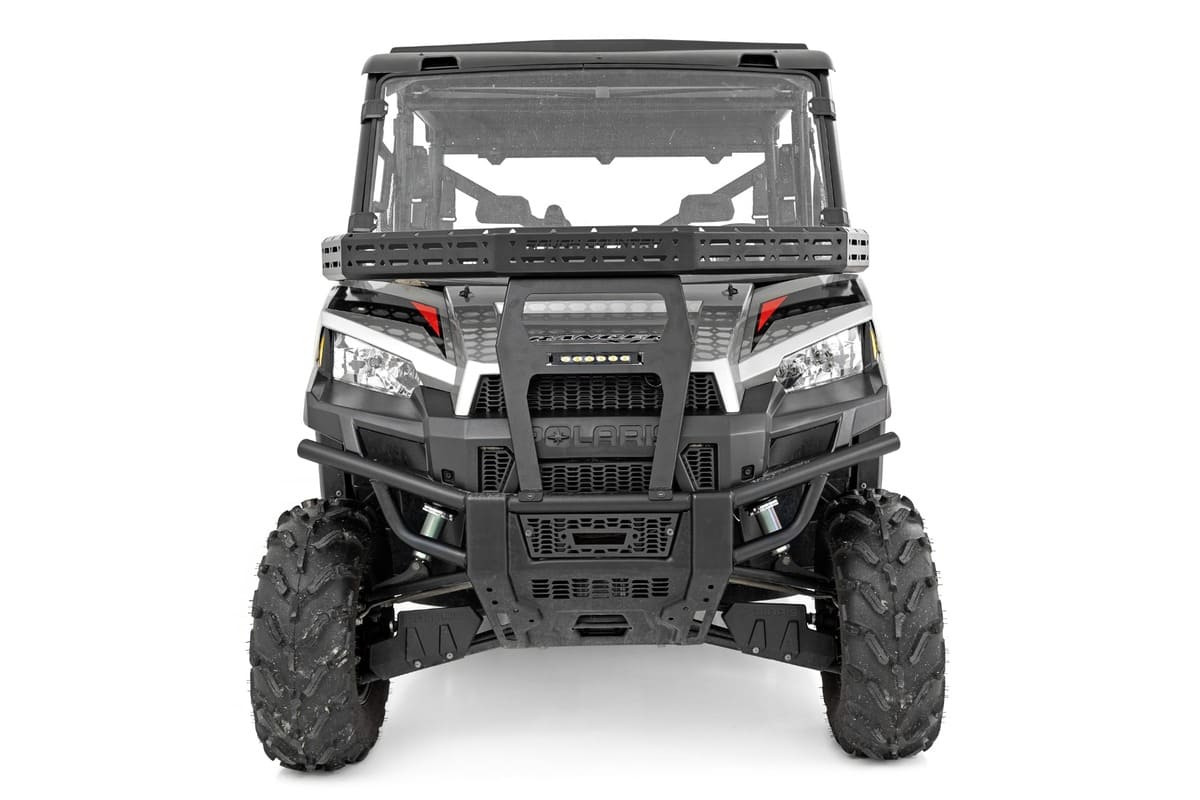 Rough Country Polaris Ranger XP 900/1000 6" Black Slimline Front Cargo Rack