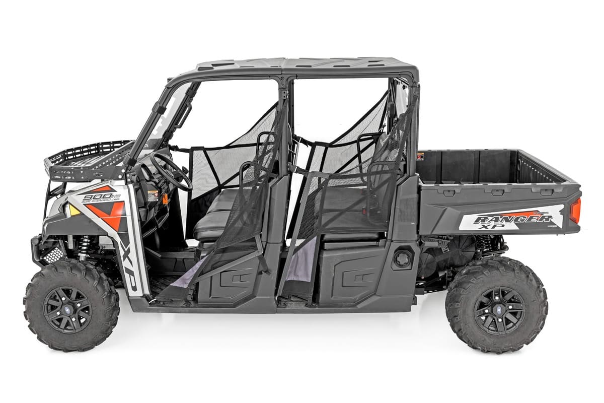 Rough Country Polaris Ranger XP 900/1000 6" Black Slimline Front Cargo Rack