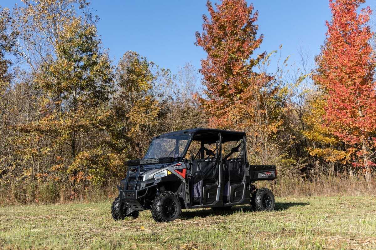 Rough Country Polaris Ranger XP 900/1000 6" Black Slimline Front Cargo Rack