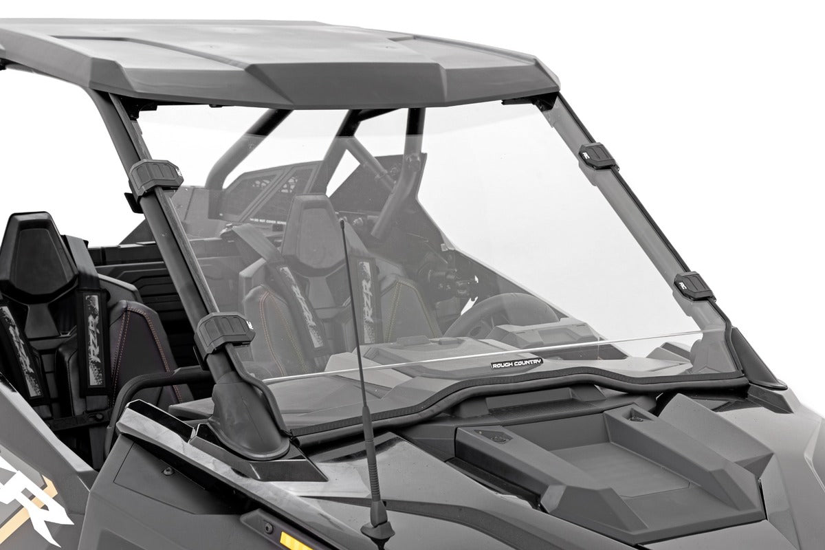 Rough Country Polaris RZR Pro/ Turbo R Scratch Resistant Full Windshield