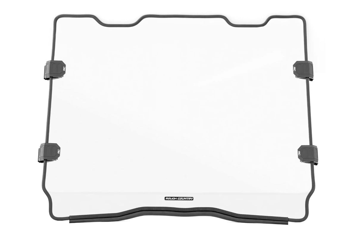 Rough Country Polaris RZR Pro/ Turbo R Scratch Resistant Full Windshield