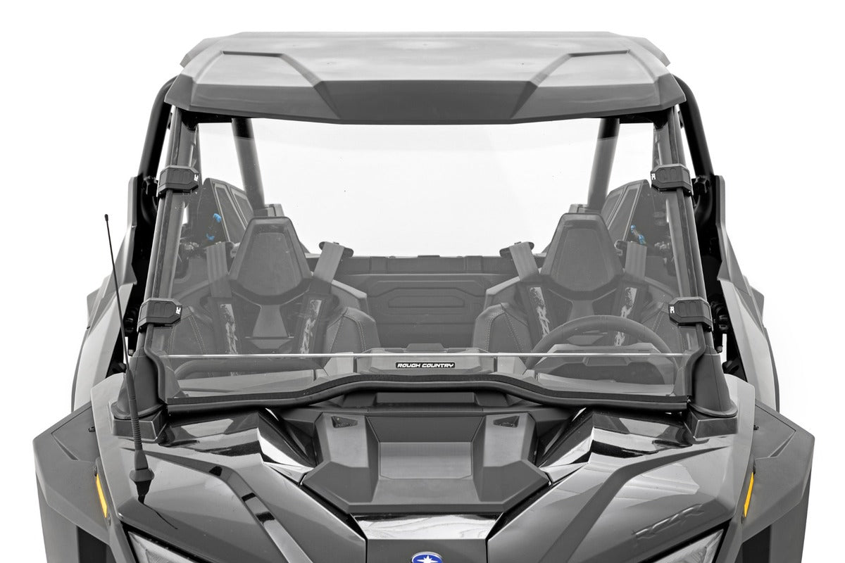 Rough Country Polaris RZR Pro/ Turbo R Scratch Resistant Full Windshield