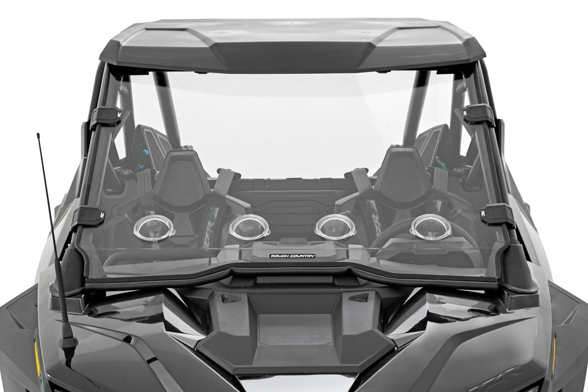 Rough Country Polaris RZR Pro/Turbo R Scratch Resistant Vented Full Windshield