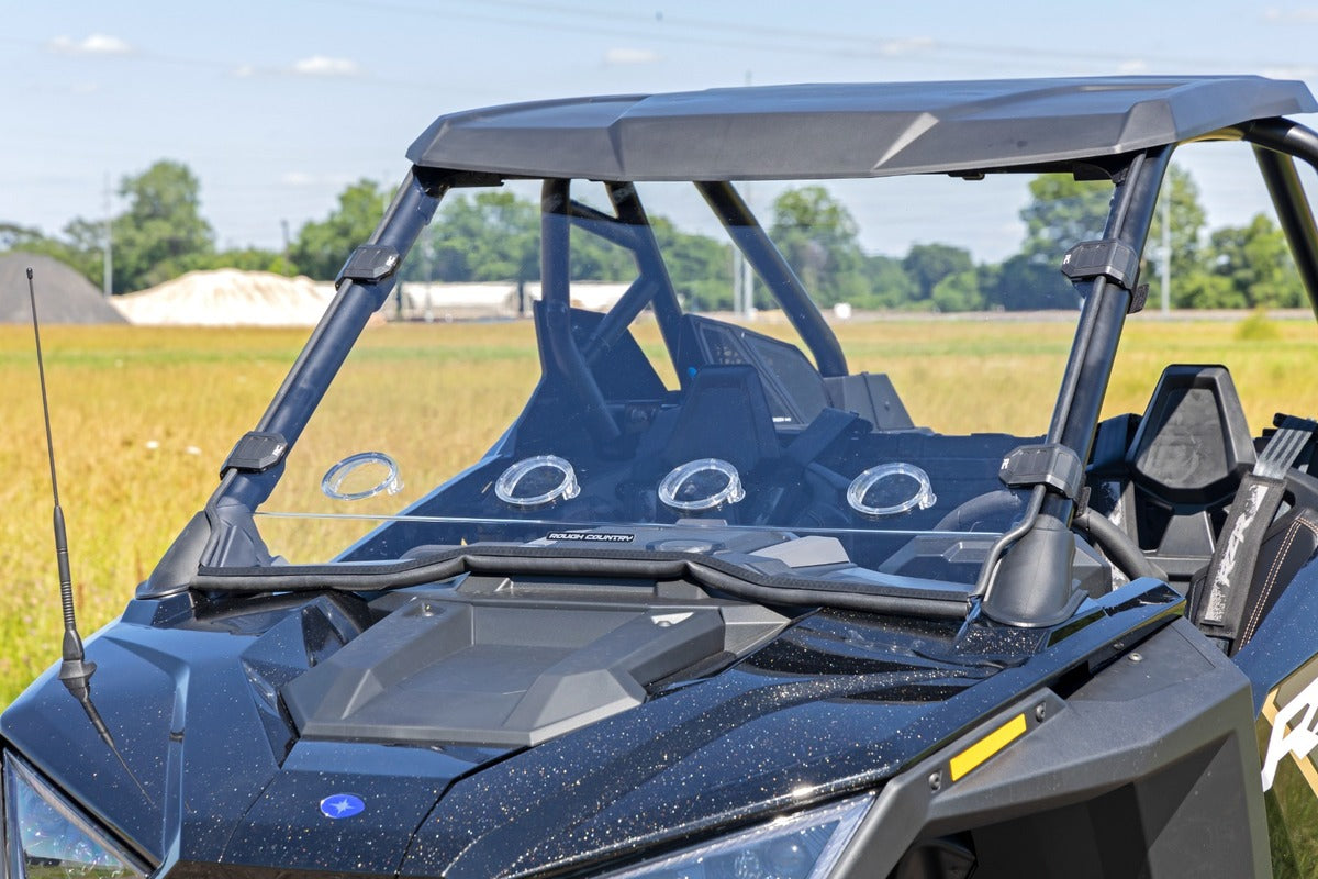 Rough Country Polaris RZR Pro/Turbo R Scratch Resistant Vented Full Windshield