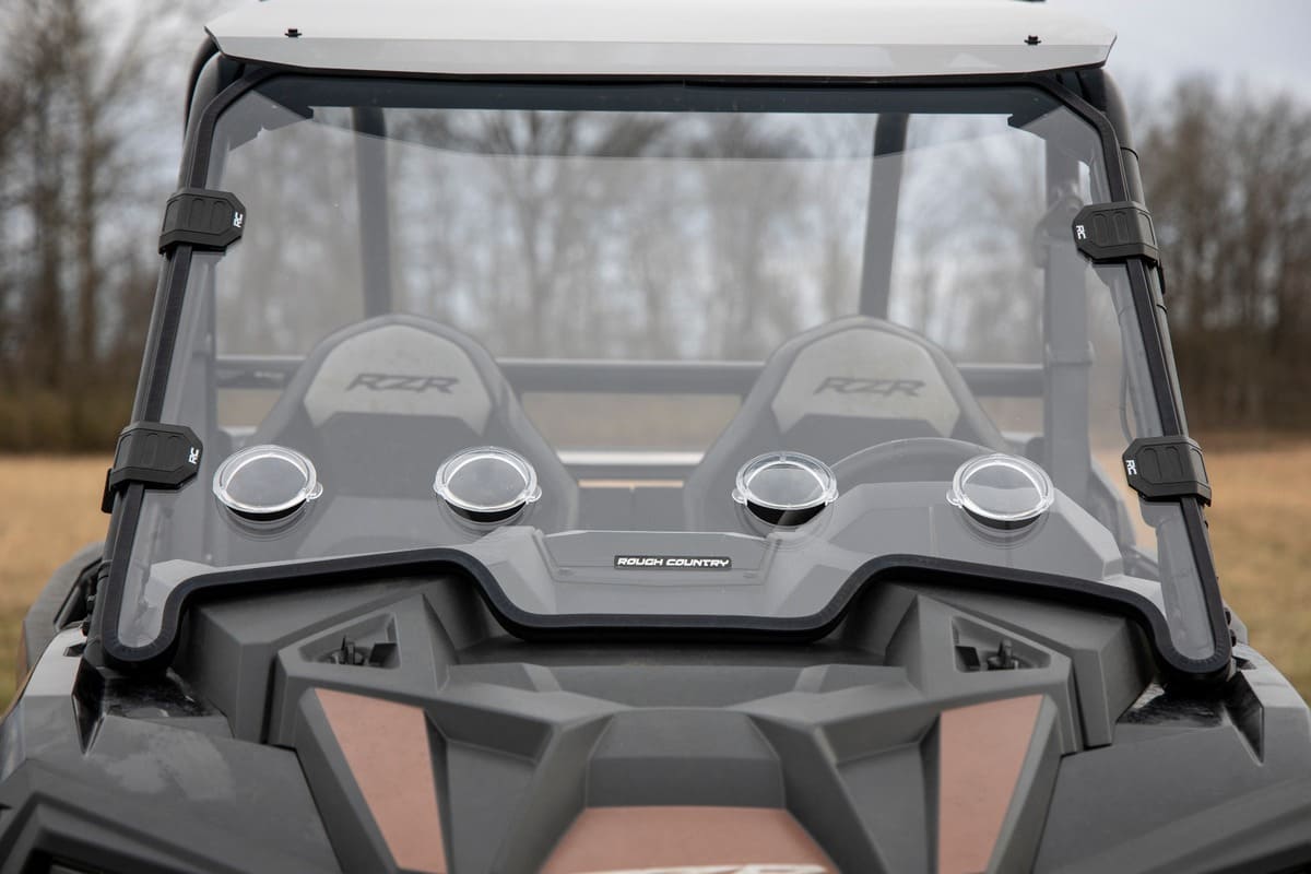 Rough Country Polaris RZR XP 1000 Scratch Resistant Vented Full Windshield