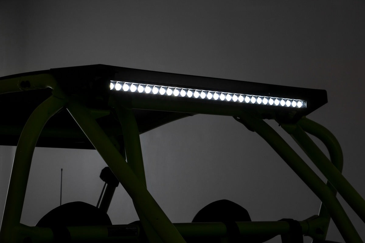 Rough Country Polaris RZR Turbo S4 Black Series Rear Bracket 30 Inch Curved LED Light Kit